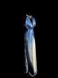 Elegant Prom Dress Gradient V-neck Pleated Gala Dress Evening Dress Party Dress HZ0319