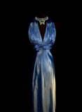 Elegant Prom Dress Gradient V-neck Pleated Gala Dress Evening Dress Party Dress HZ0319