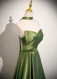 Elegant Prom Dress A Line Sweetheart Pleated Evening Dress Gala Dress HZ0319