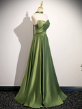 Elegant Prom Dress A Line Sweetheart Pleated Evening Dress Gala Dress HZ0319