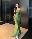 Beauty Prom Dress Square Neck Evening Dress Gala Dress Party Dress HZ0319