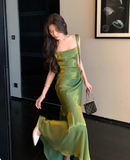 Beauty Prom Dress Square Neck Evening Dress Gala Dress Party Dress HZ0319