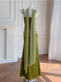Beauty Prom Dress Square Neck Pleated Evening Dress Gala Dress Party Dress HZ0319