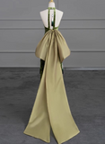 Elegant Prom Dress Halter Bowknot Gala Dress Evening Dress Party Dress HZ0319