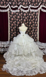 Stunning Ball Gown Sweetheart Beading Ruffle Birthday Dresses Evening Dress Quinceanera Dress Prom Dress HZ0319