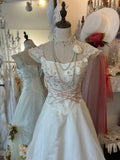 Charming Prom Dress A Line Square Neck Lace Gala Dress Evening Dress HZ0319