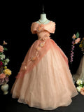 Beauty Prom Dress Off Shoulder Pleated Evening Dress Sweet 16 Dress Ball Gown HZ0319