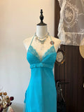 Beauty Prom Dress A Line Halter Pleated Birthday Party Dress Evening Dress Gala Dress HZ0319