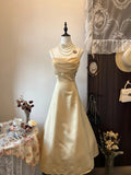 Charming Prom Dress A Line Spaghetti Straps Pleated Gala Dress Evening Dress HZ0319