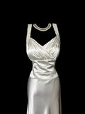 Pretty Prom Dress Straps Pleated Long Prom Dress Evening Dress Gala Dress HZ0319