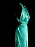 Beauty Prom Dress Halter Pleated Long Mermaid Prom Dress Evening Dress Party Dress HZ0319