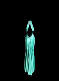Beauty Prom Dress Halter Pleated Long Mermaid Prom Dress Evening Dress Party Dress HZ0319