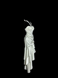 Beauty Prom Dress Halter Pleated Asymmetrical Hem Evening Dress Gala Dress Cocktail Dress HZ0319