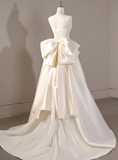 Charming Wedding Dress Strapless Pleated Wedding Dress HZ0319