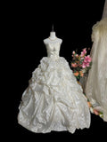 Pretty Wedding Dress Sweetheart Pleated Wedding Dress HZ0319