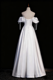 Elegant Wedding Dress Off Shoulder Ruffle Wedding Dress HZ0319