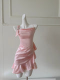Pretty Homecoming Dress Asymmetrical Neck Short Prom Dress Birthday Party Outfits Cocktail Dress HZ0319