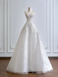 Shiny Wedding Dress Strapless Crystal Wedding Dress HZ0319
