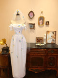 Newest Wedding Dress Off Shoulder Floral Wedding Dress HZ0319