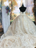 Pretty Wedding Dress Strapsless Pleated Wedding Dress HZ0319