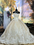 Pretty Wedding Dress Strapsless Pleated Wedding Dress HZ0319