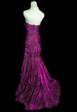 Gorgeous Prom Dress Strapless Pleated Mermaid Evening Dress Birthday Party Dress HZ0319