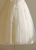 Stunning Wedding Dress Strapless Pleated Tulle Wedding Dress HZ0319