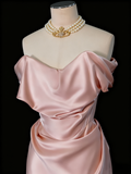 Minimalist Prom Dress Strapless Pleated Gala Dress Evening Dress HZ0319