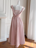 New Arrival Prom Dress A Line Straps Pleated Birthday Party Dress Evening Dress HZ0319