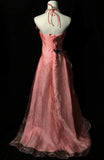 Beauty Prom Dress A Line Halter Pleated Tulle Evening Dress Birthday Party Dress HZ0319