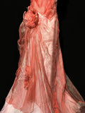 Beauty Prom Dress A Line Halter Pleated Tulle Evening Dress Birthday Party Dress HZ0319