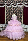 Beauty Prom Dress Off Shoulder Pleated Tulle Ball Gown Evening Dress Sweet 16 Dress HZ0319