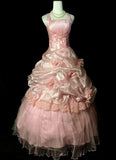 Sweet Prom Dress Square Neck Pleated Beading Evening Dress Ball Gown Quinceanera Dress HZ0319
