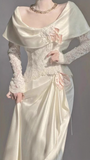 New Arrival Wedding Dress Off Shoulder Lace Pleated Wedding Dress HZ0319