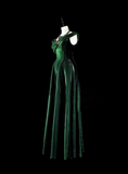 Elegant Prom Dress Dark Green A Line Straps Pleated Evening Dress Gala Dress HZ0319