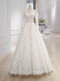Charming Wedding Dress Off Shoulder Lace Wedding Dress HZ0319