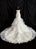 Popular Wedding Dress Sweetheart Pleated Ruffle Mermaid Wedding Dress HZ0319
