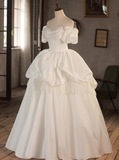 Charming Wedding Dress Spaghetti Straps Lace Wedding Dress HZ0319
