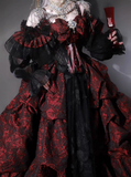 Beauty Prom Dress Black and Wine Red Off Shoulder Pleated Ball Gown Sweet 16 Dress Evening Dress HZ0319