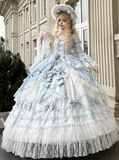 New Arrival Prom Dress Square Neck Lace Tiered Ball Gown Quinceanera Outfits Evening Dress HZ0319