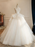 New Arrival Wedding Dress Strapless Tulle Wedding Dress HZ0319