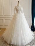 New Design Wedding Dress Off Shoulder Pleated Tulle Wedding Dress HZ0319