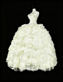 Vintage Wedding Dress Sweetheart Tulle Pleated Wedding Dress HZ0319