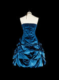 Pretty Homecoming Dress Strapless Pleated Short Prom Dress Back to School Outfits Cocktail Dress HZ0319