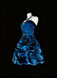 Pretty Homecoming Dress Strapless Pleated Short Prom Dress Back to School Outfits Cocktail Dress HZ0319