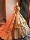 Newest Prom Dress Off Shoulder Flower Pleated Ball Gown Evening Dress Birthday Party Outfits HZ0319