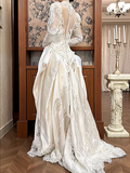 Vintage Wedding Dress Sweetheart Pleated Wedding Dress HZ0319
