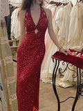 Luxury Prom Dress V-neck Backless Gala Dress Evening Dress Birthday Party Outfits HZ0319