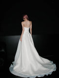 Newest Wedding Dress Sweetheart Pleated Wedding Dress HZ0319