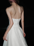 Newest Wedding Dress Sweetheart Pleated Wedding Dress HZ0319